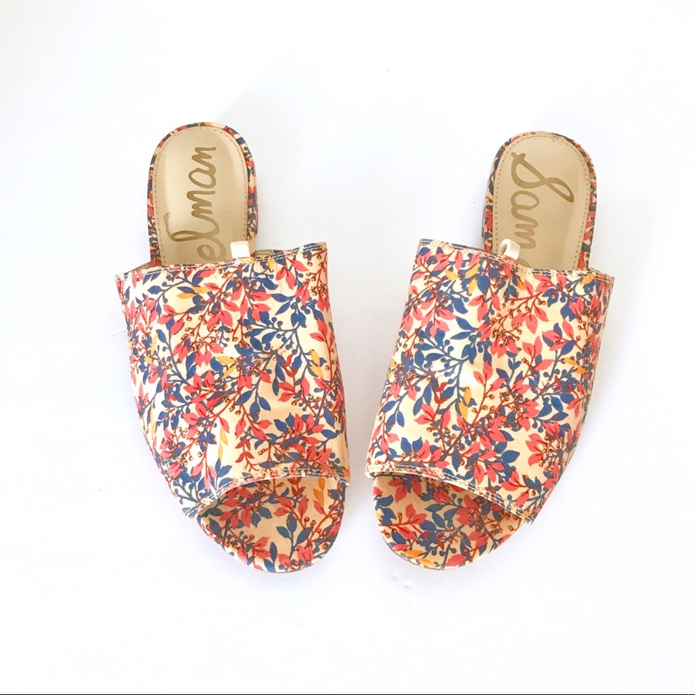 Sam Edelman Tia sandal slides floral size 6.5